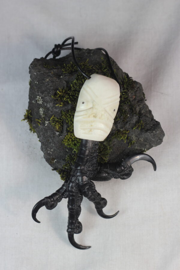 Raven foot necklace/tupilaq amulet - Image 3