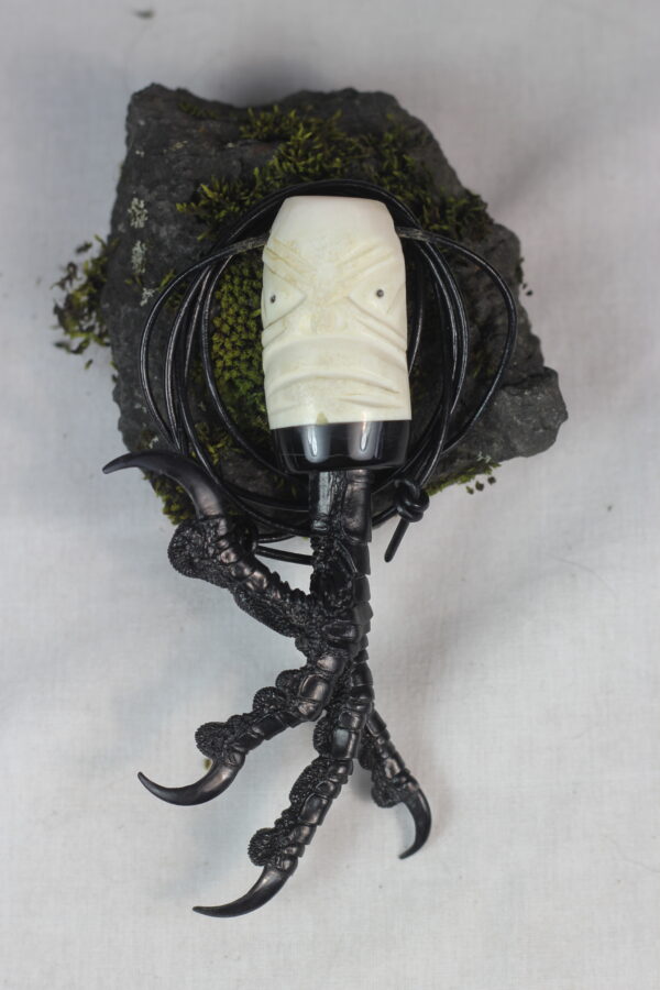 Raven foot necklace/tupilaq amulet #2 - Image 2