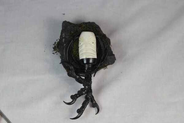 Raven foot necklace/tupilaq amulet #2