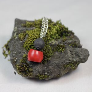 Lava stone necklace