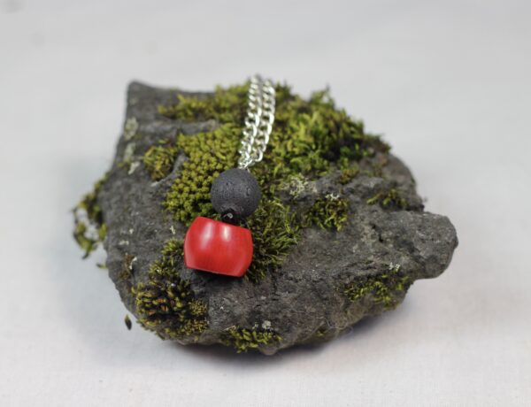 Lava stone necklace