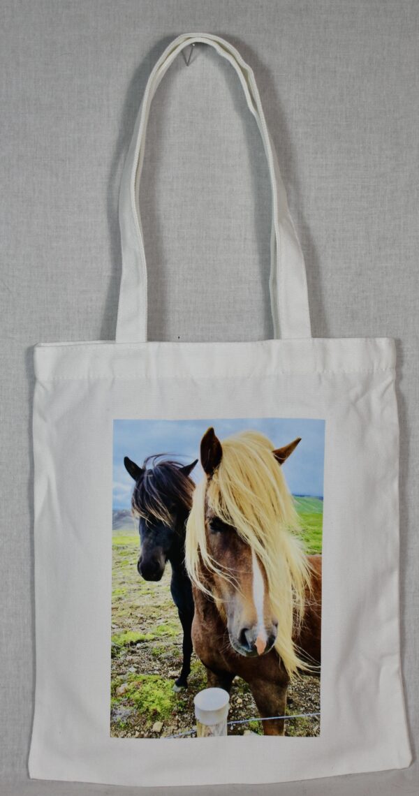 Icelandic horse/canvas bag - Image 3